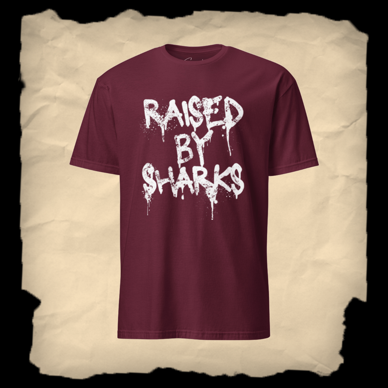 RAISED  BY SHARKS -  CAMISETA